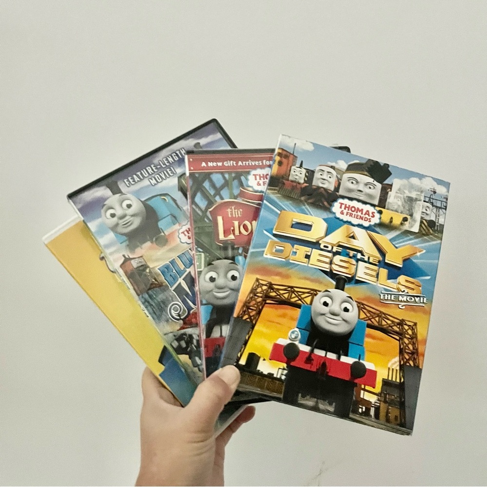 Set of 4 Thomas and Friends DVD Movies Day of the Diesels Blue Mountain Mystery